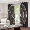 All Seeing Eye Symbol Print Extra Wide Grommet Curtains