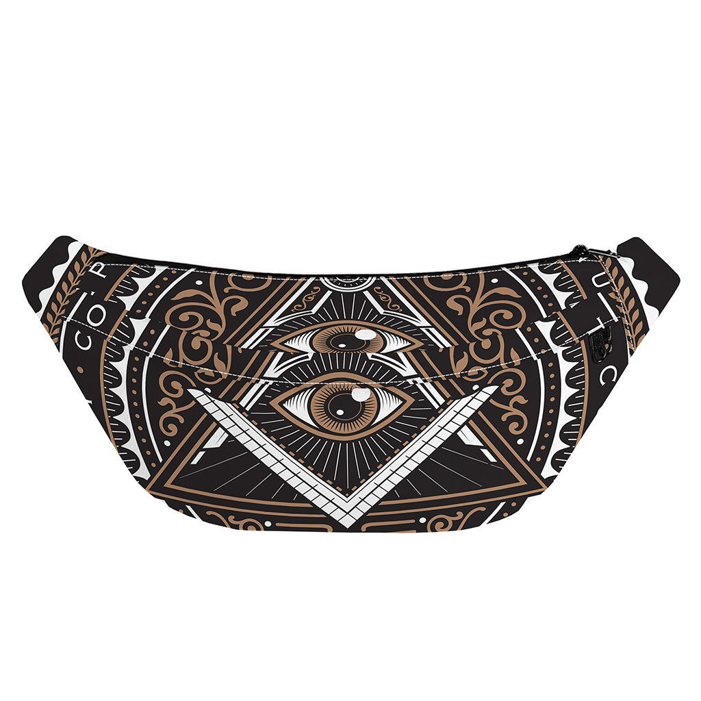 All Seeing Eye Symbol Print Fanny Pack