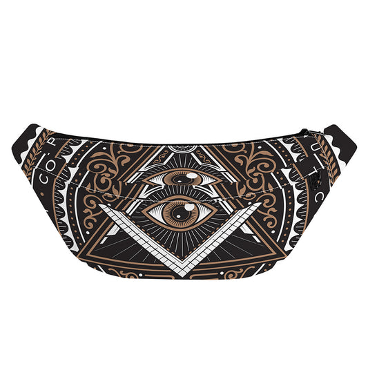 All Seeing Eye Symbol Print Fanny Pack