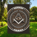 All Seeing Eye Symbol Print Garden Flag
