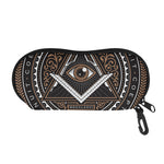 All Seeing Eye Symbol Print Glasses Case