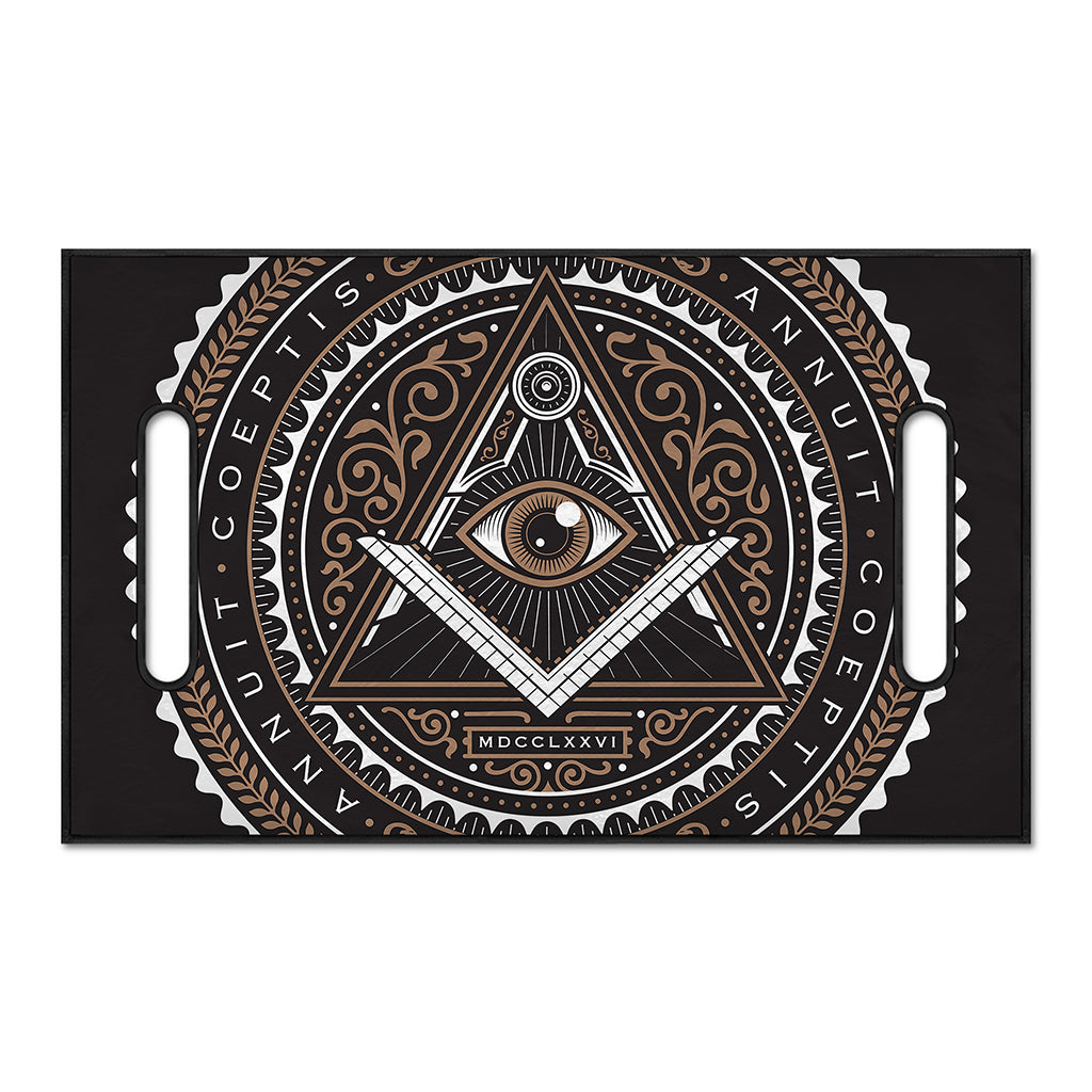 All Seeing Eye Symbol Print Golf Cart Seat Cover