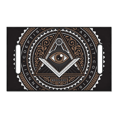 All Seeing Eye Symbol Print Golf Cart Seat Cover