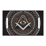 All Seeing Eye Symbol Print Golf Cart Seat Cover