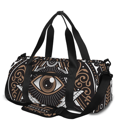 All Seeing Eye Symbol Print Gym Bag