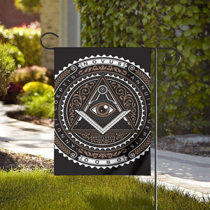 All Seeing Eye Symbol Print House Flag