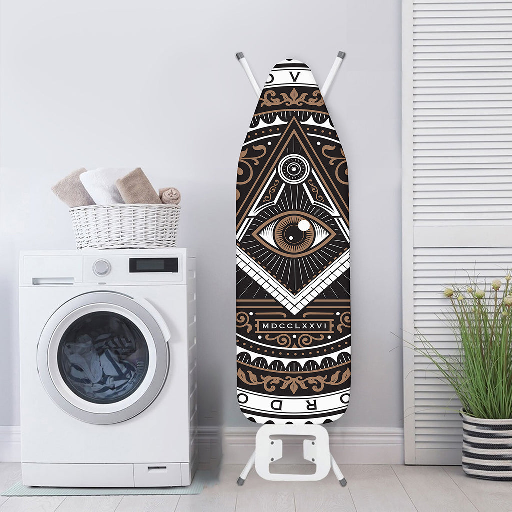 All Seeing Eye Symbol Print Ironing Board Cover