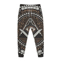 All Seeing Eye Symbol Print Jogger Pants