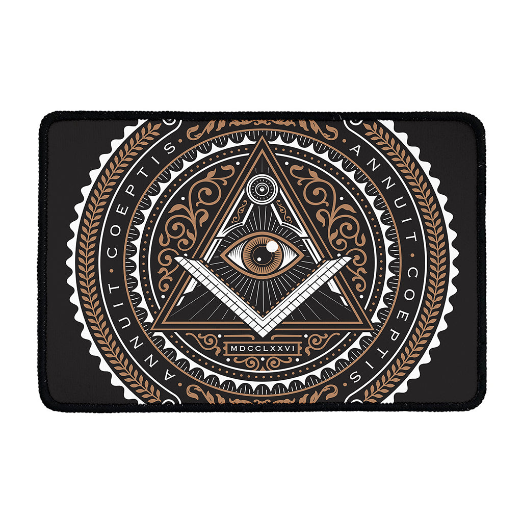 All Seeing Eye Symbol Print Kitchen Mat