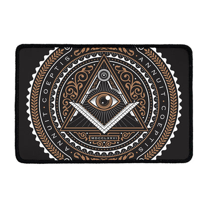All Seeing Eye Symbol Print Kitchen Mat