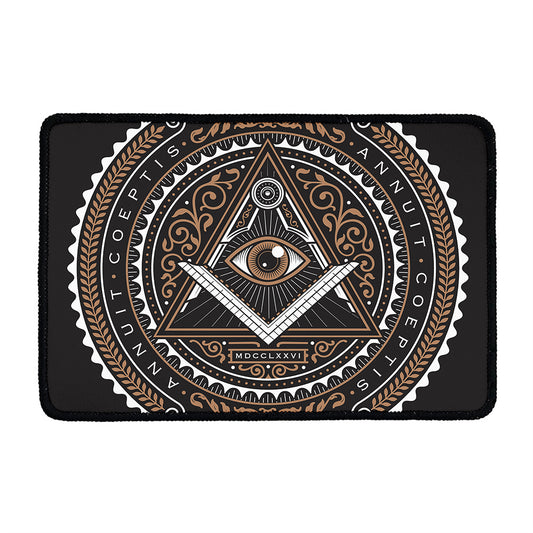 All Seeing Eye Symbol Print Kitchen Mat