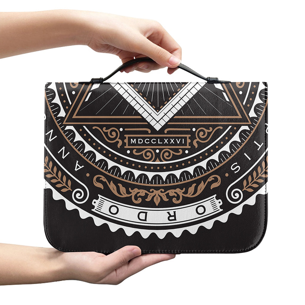 All Seeing Eye Symbol Print Leather Bible Cover