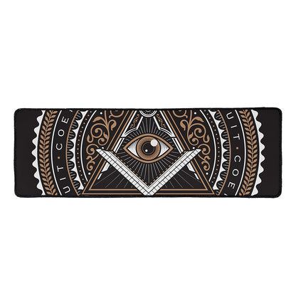 All Seeing Eye Symbol Print Long Kitchen Mat