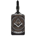 All Seeing Eye Symbol Print Luggage Tag