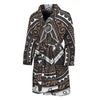 All Seeing Eye Symbol Print Men's Bathrobe