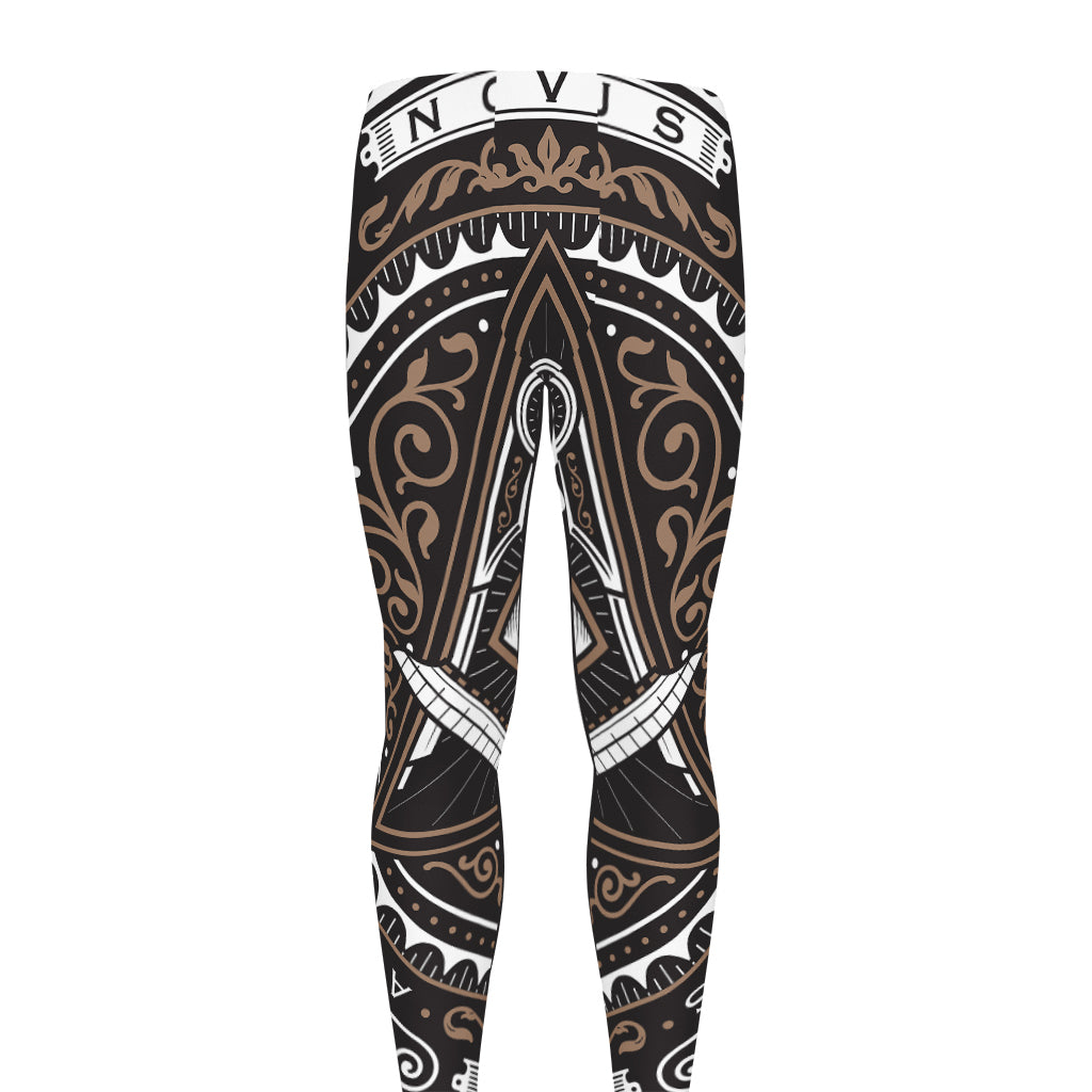 All Seeing Eye Symbol Print Men's leggings