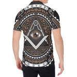 All Seeing Eye Symbol Print Men's Shirt
