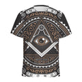 All Seeing Eye Symbol Print Men's Athletic T-Shirt