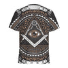 All Seeing Eye Symbol Print Men's Sports T-Shirt