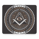 All Seeing Eye Symbol Print Mouse Pad