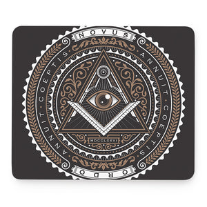 All Seeing Eye Symbol Print Mouse Pad