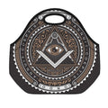 All Seeing Eye Symbol Print Neoprene Lunch Bag