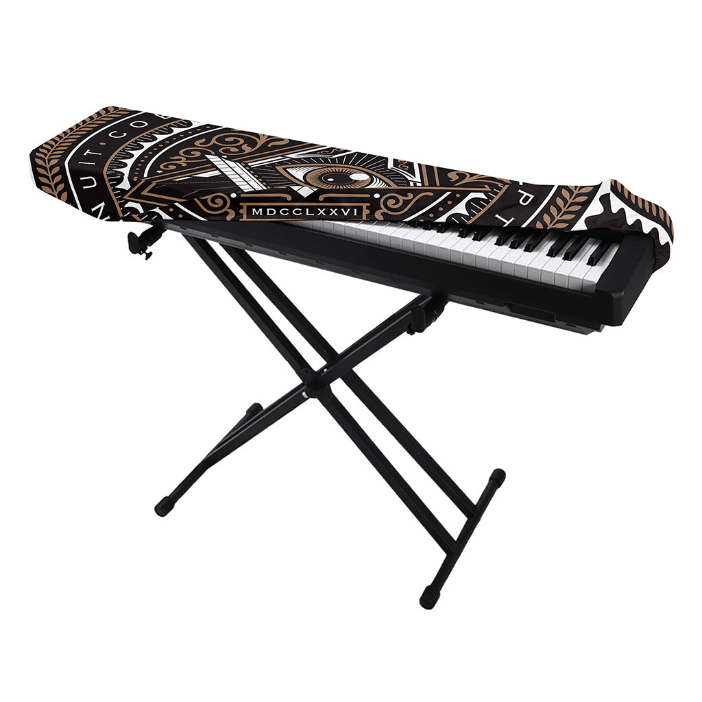 All Seeing Eye Symbol Print Piano Keyboard Cover