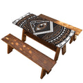 All Seeing Eye Symbol Print Picnic Table Cover