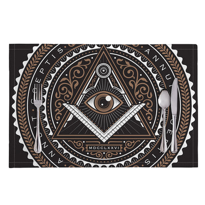 All Seeing Eye Symbol Print Placemat