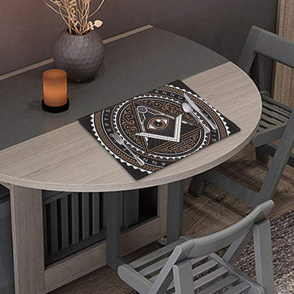 All Seeing Eye Symbol Print Placemat