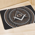 All Seeing Eye Symbol Print Polyester Doormat