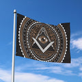 All Seeing Eye Symbol Print Polyester Flag