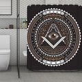 All Seeing Eye Symbol Print Polyester Shower Curtain