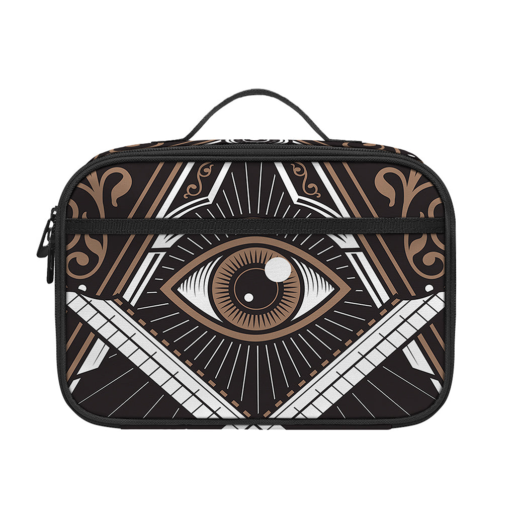 All Seeing Eye Symbol Print Portable Lunch Bag