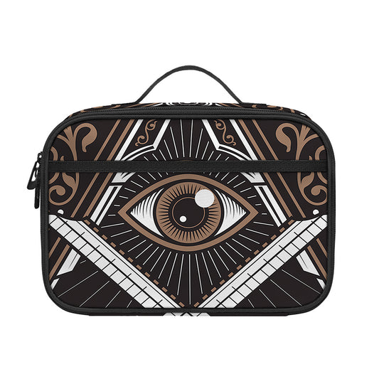 All Seeing Eye Symbol Print Portable Lunch Bag