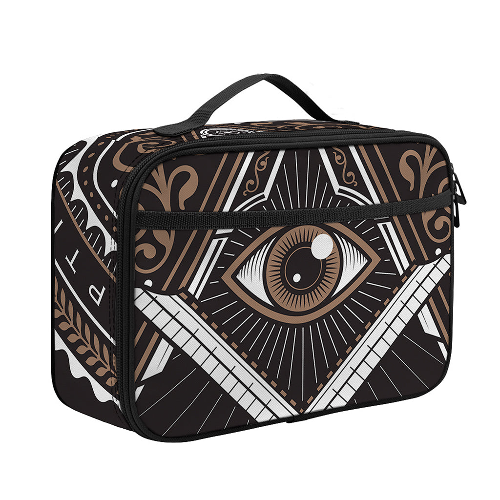 All Seeing Eye Symbol Print Portable Lunch Bag