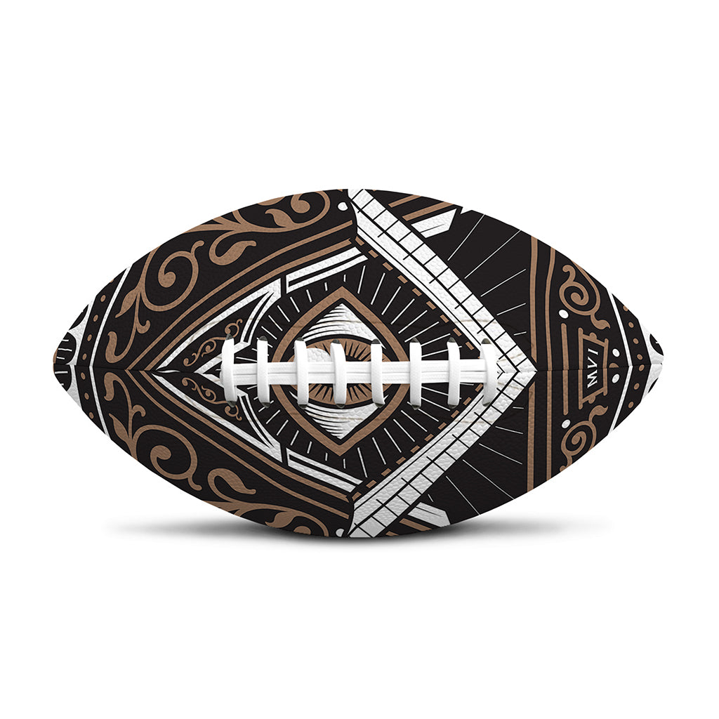 All Seeing Eye Symbol Print Rugby Ball