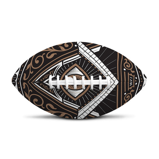 All Seeing Eye Symbol Print Rugby Ball