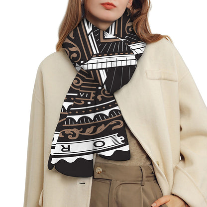 All Seeing Eye Symbol Print Scarf