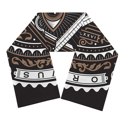 All Seeing Eye Symbol Print Scarf
