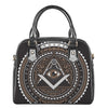 All Seeing Eye Symbol Print Shoulder Handbag