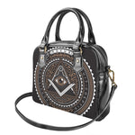 All Seeing Eye Symbol Print Shoulder Handbag