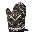 All Seeing Eye Symbol Print Single Oven Mitt