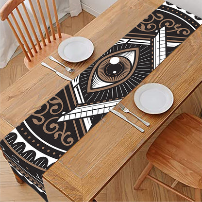 All Seeing Eye Symbol Print Table Runner