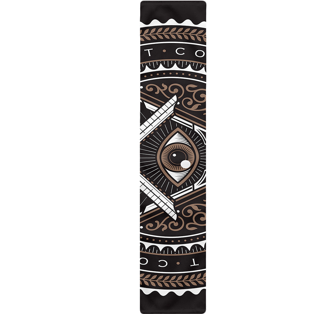 All Seeing Eye Symbol Print Table Runner