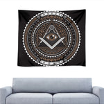 All Seeing Eye Symbol Print Tapestry