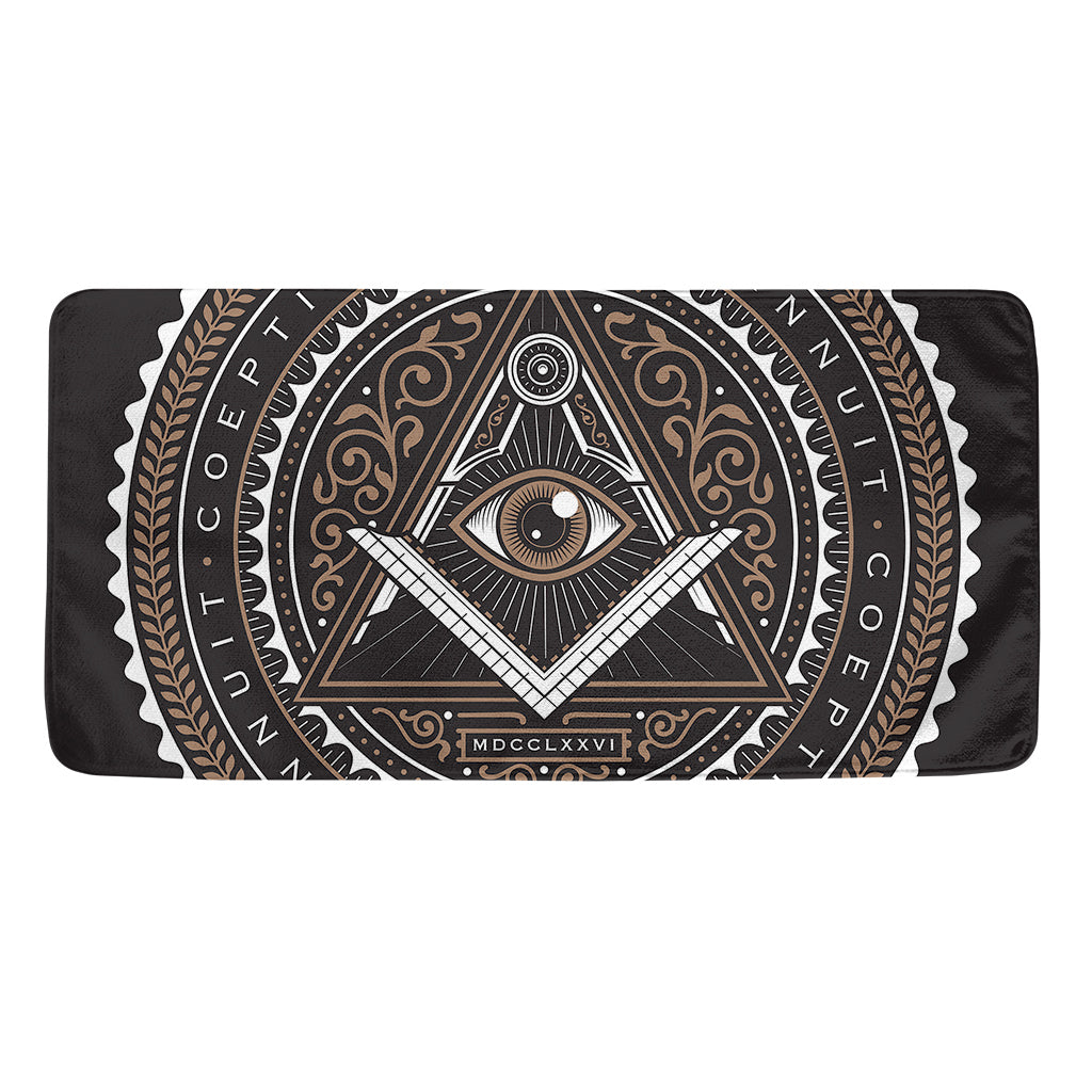 All Seeing Eye Symbol Print Towel