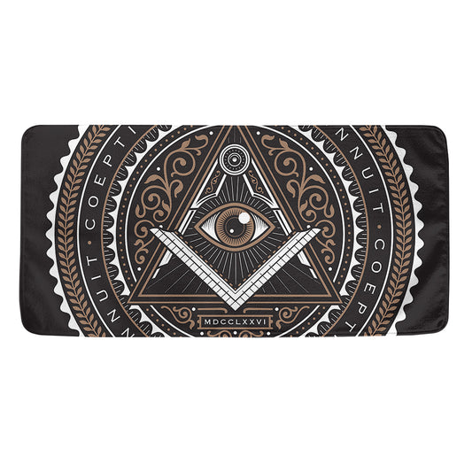 All Seeing Eye Symbol Print Towel