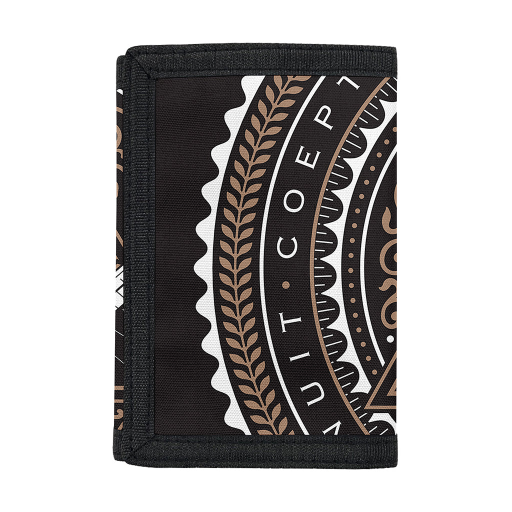 All Seeing Eye Symbol Print Trifold Wallet