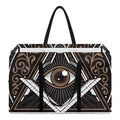 All Seeing Eye Symbol Print Utility Tote Bag